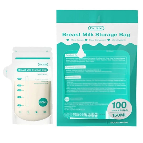 100 Adet 150 ML Anne Sütü saklama çantası Tek Kullanımlık