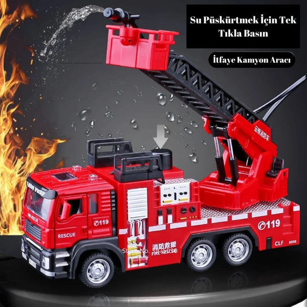 1/32 itfaiye araba oyuncak modeli