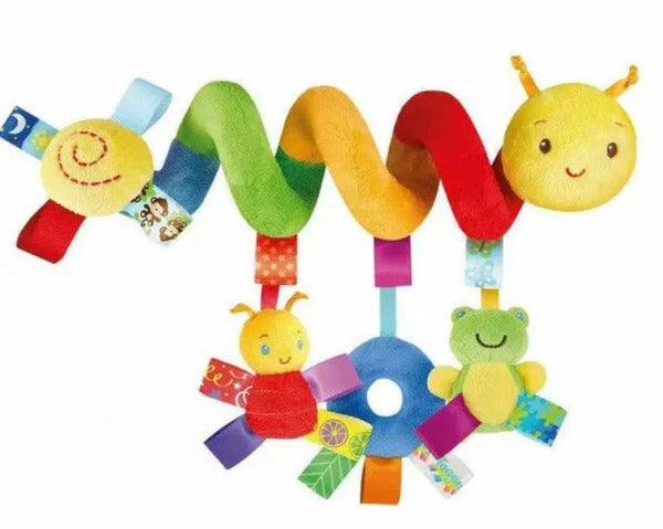 Premium yenidoğan peluş oyuncak, Lüks bebek spiral peluş, Montessori bebek oyuncağı, Spiral Yenidoğan Peluş Oyuncak